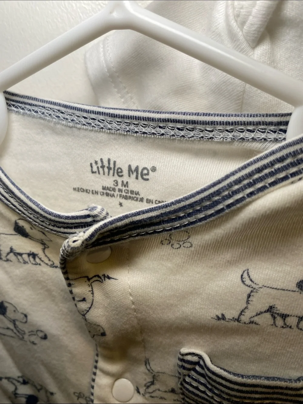 Gerber, Little one,Carter, White & Neutral Printed Baby One-Piece Footies Set